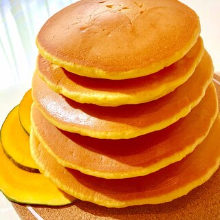 離乳食後期(o^^o)かぼちゃのホットケーキ♡
